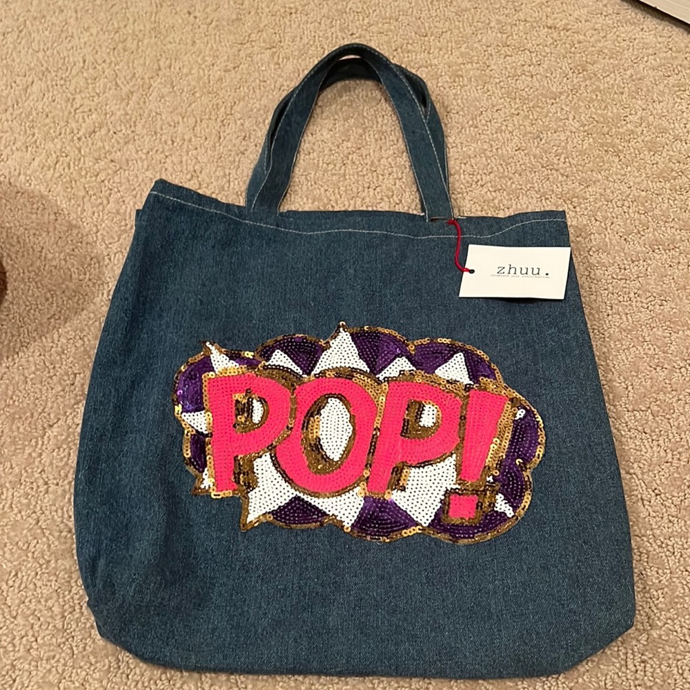 NEW Zhuu Denim Tote Bag